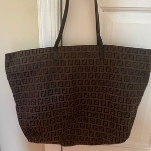 Fendi Zucca Tote Bag